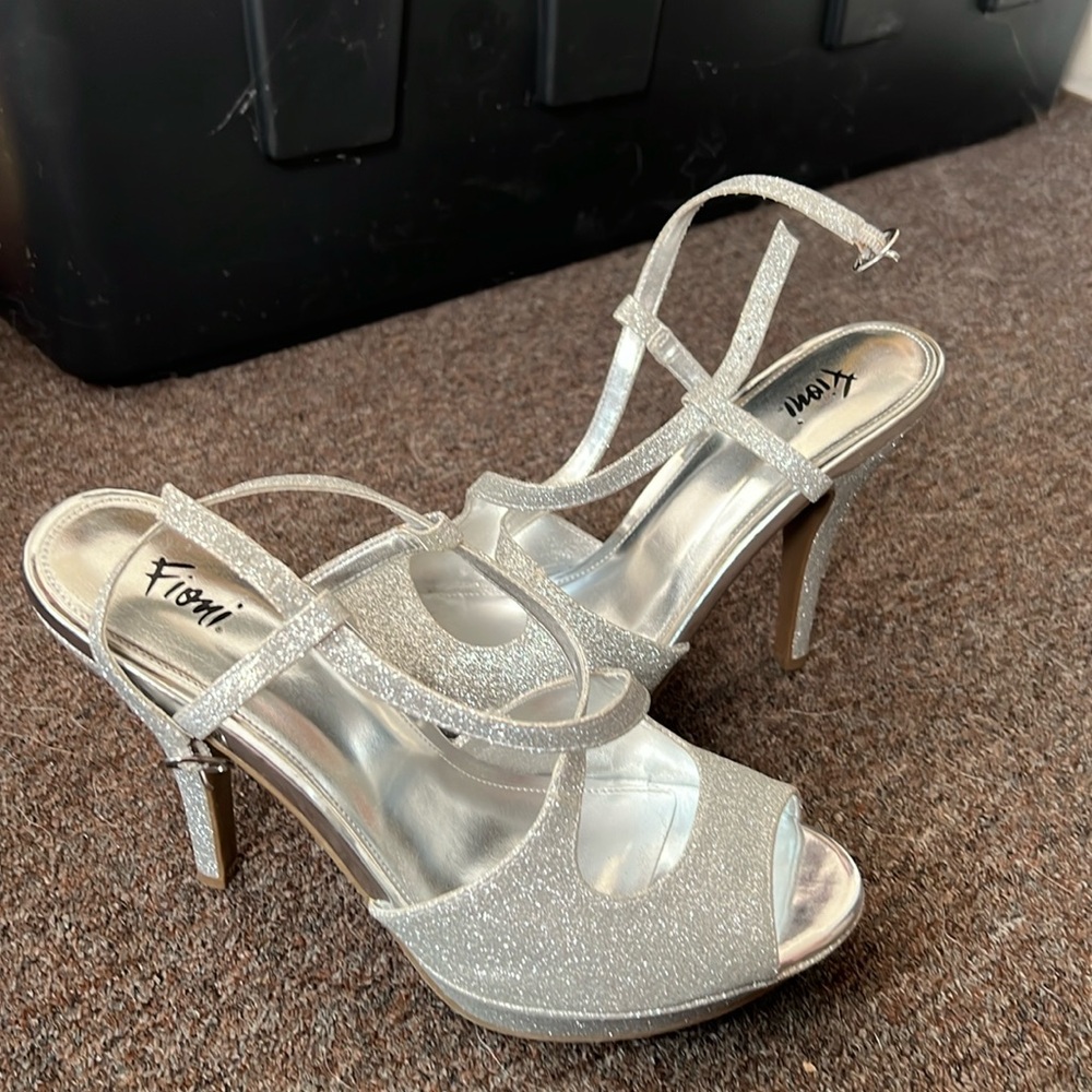 Silver heels